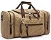 Kenox Oversized Canvas Travel Tote Luggage Weekend Duffel Bag