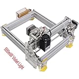 Sunwin 200~250mw Red Light 300mw Violet Light 500mw Violet Light Desktop Laser Engraving Machine DIY Cutting Logo Picture Image Marking Printer (500mW Violet Light)