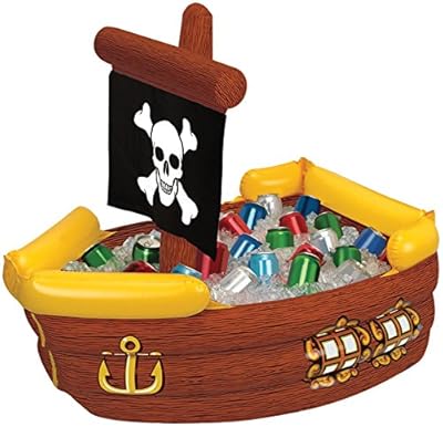 Beistle Company - Inflatable Pirate Ship Cooler