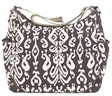 OiOi Baby Ikate Hobo Diaper Bag, Chocolate