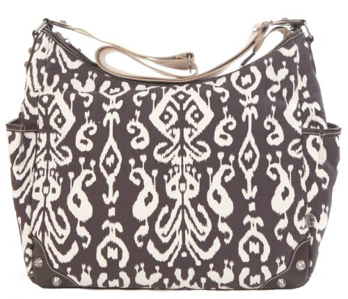 OiOi Baby Ikate Hobo Diaper Bag, Chocolate