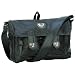 Embassy Black Genuine Leather Cross & Heart Purse