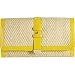 Cole Haan Highline Straw Izzie Large Clutch Gold/Sunflower - Clutch