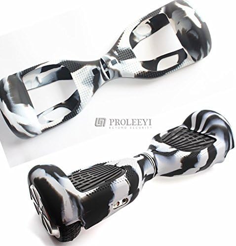 PROLEEYI 2 Pcs 6.5" Self Balancing Scooter Silicone Protector/Case/Skin/Sleeve Replacement Rubber Guard Protection for Hands Free Drifting Board Electric Scooter