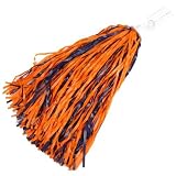 Navy & Orange Pom Pom