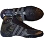 adidas Men's AdiSTAR Beijing Wrestling Shoe,Black/Black/Silver,10.5 M US