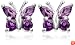 Sterling Silver Amethyst Butterfly Earrings