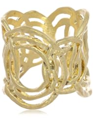 Gold-Tone Open Circle Band Ring