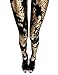 PrettyGuide Women's Wonder Woman Doodle Comics Alphabet Print Lycra Leggings Pants