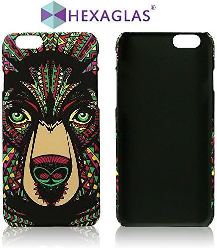 Hexaglas Aztec Style Animal Kingdom Textured iPhone 6 Plus Cases (Sun Bear)
