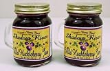 Shadow River Wild Huckleberry Gourmet Jam, 5oz Shaker Jar (Pack of 2)