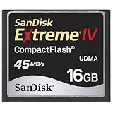 SanDisk Extreme IV - Flash memory card - 16 GB - CompactFlash (SDCFX4016G904)