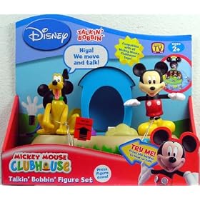 Mickey Mouse Clubhouse Talkin Bobbin Mickey and Pluto Dog House by Mickey Mouse