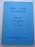 Early land allotment in the British Isles : a survey of recent work