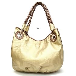 Classic Catch-all Handbag/Hobo with Braided Handles - Colors Available