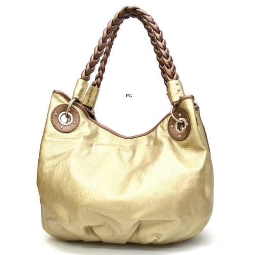 Classic Catch-all Handbag Hobo with Braided Handles - Colors Available
