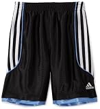 adidas Boys 2-7 Key Dazzle Short, Black/Blue, 7 adidas Boys 2-7 Key Dazzle Short, Black/Blue, 7