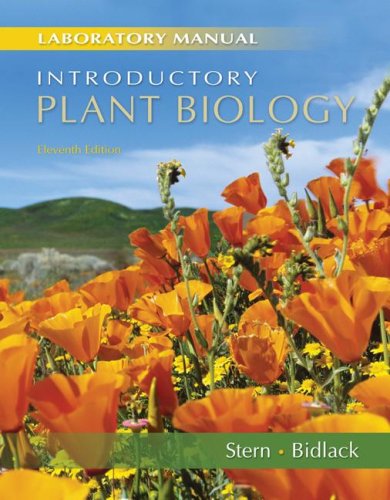 Laboratory Manual to accompany Introductory Plant Biology