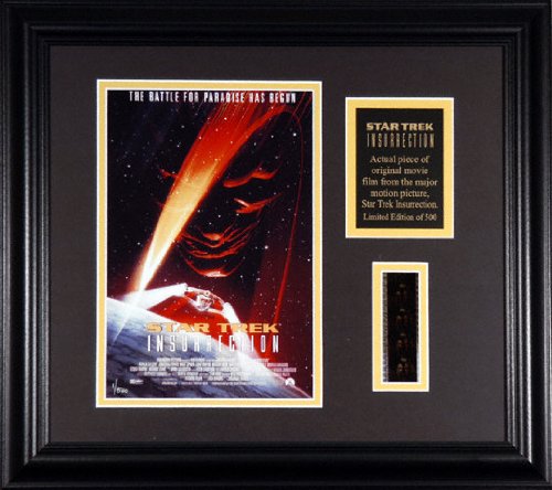 Star Trek Insurrection Framed Photographed with Filmstrip and Descriptive Plate