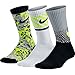 Nike Big Boys' Performance Cotton Cushioned Crew Socks 3 Pack
