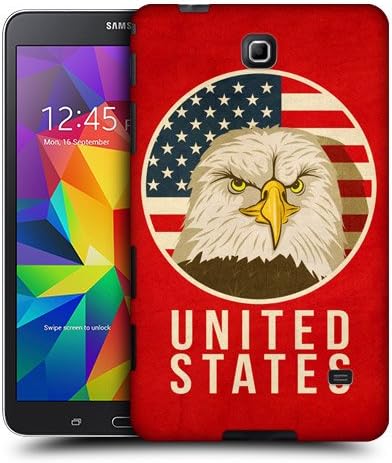 Head Case Designs United States Patriotic Animals Protective Snap-on Hard Back Case Cover for Samsung Galaxy Tab 4 8.0 T330 T331 T335