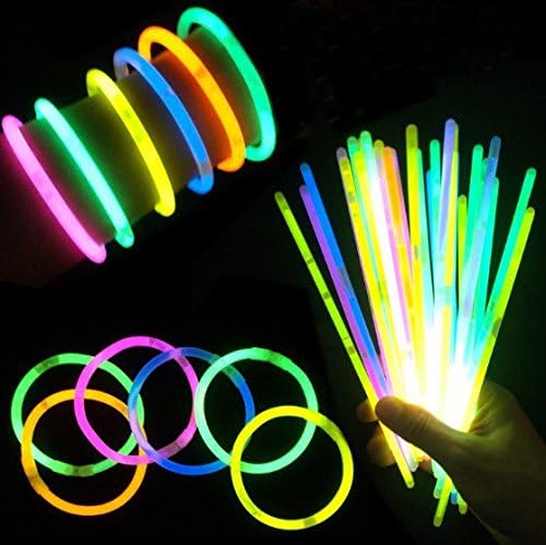 Super Bright Longest Lasting Magical Glow Sticks - 100Premium Quality Glow Sticks 200mm