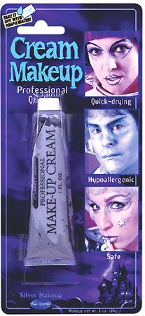 Silver Halloween Cream Make Up