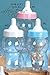 rackcrafts.com Jumbo Large Bottle Baby Shower Nursery Party Favor Decoration Plastic Piggy Bank (Light Blue)