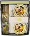 Kitchen & Housewares : Olive Oil Dipping Set Wine & Cheese themed boxed set: dishes, bottles
