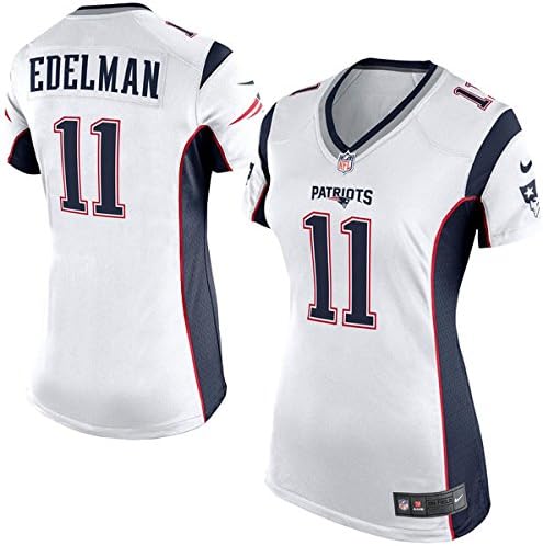 Women's New England 11 Julian Edelman White Game Jersey