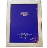Lovely Silver Satin Colour Photo Frame 7"x5" (Landscape Or Portrait)
