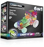 Laser Pegs 6-in-1 Tractor Building Set