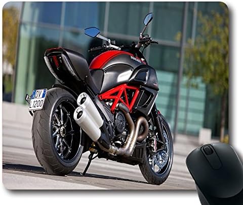 Bikes ducati diavel carbon Non-Slip Rubber Gaming Mouse Pad Size 9 Inch(220mm) X 7 Inch(180mm) X 1/8(3mm)