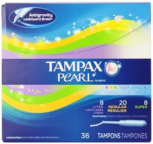 Tampax Pearl-Multipax Unscented 36 ct