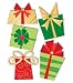 Sandylion Essentials Medium Dimensional Stickers, Christmas Presents