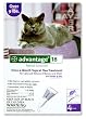 Advantage Once-A-Month Topical Flea Treatment for Cats Over 9 Lbs (4 Applications)