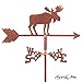MOOSE Mini Flower Pot Weathervane