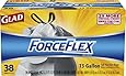 Glad ForceFlex Tall Kitchen Drawstring Trash Bags, 38 Count (Pack of 6)