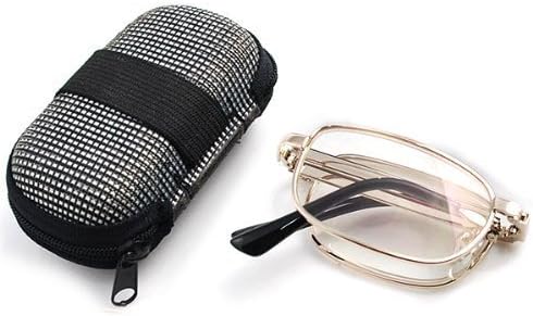 Ushoppingcart Anti Fatigue No Tiredness Foldable Handy Reading Glasses &amp; Sporty Pocket Mini Nylon Hard Case (+2.00) by Ushoppingcart