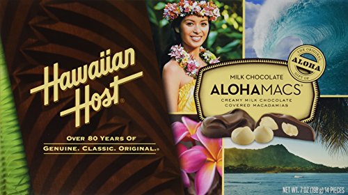 Hawaiian Host The Original chocolate Covered MACADAMIA NUTS BOX 7 OZ (198 g)