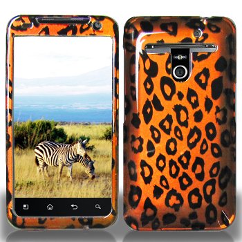 LG VS910 Revolution 4G MS910 Esteem Gold Black Leopard Case Cover Protector (free ESD Shield Bag, Ship in Carton Box)