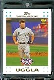 2007 Topps Opening Day #40 Dan Uggla Florida Marlins - Mint Condition - Shipped in Protective Display Case !