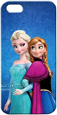 For Apple iPhone 5/5C/5S Elsa Anna 3D Slim Hard Back Case Cover #1 by Rouke