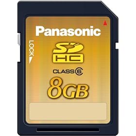 Panasonic SDHC�������[�J�[�h 8GB RP-SDV08GL1K