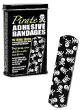 Pirate Adhesive Bandages in a Tin