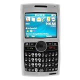 Samsung SGH-I617 Blackjack II 2 Smartphone Accessory Bundle - Transparent Clear Flexible Soft Silicone Skin Case + Premium Reusable LCD Screen Guard Protector with Lint Cleaning Cloth By Ikross