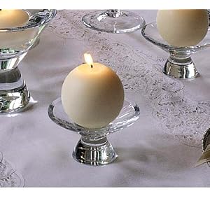 4 Unscented Ivory Ball Candles Set of 12 by Zest Candle