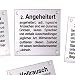 Untersetzer aus Glas FRECHE SPR�CHE - 6er Set