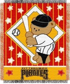 Pittsburgh Pirates 36''X48'' Woven Baby Throw Blanket