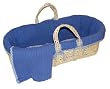 Tadpoles 5 Pc. Cable Knit Moses Basket Set- Navy